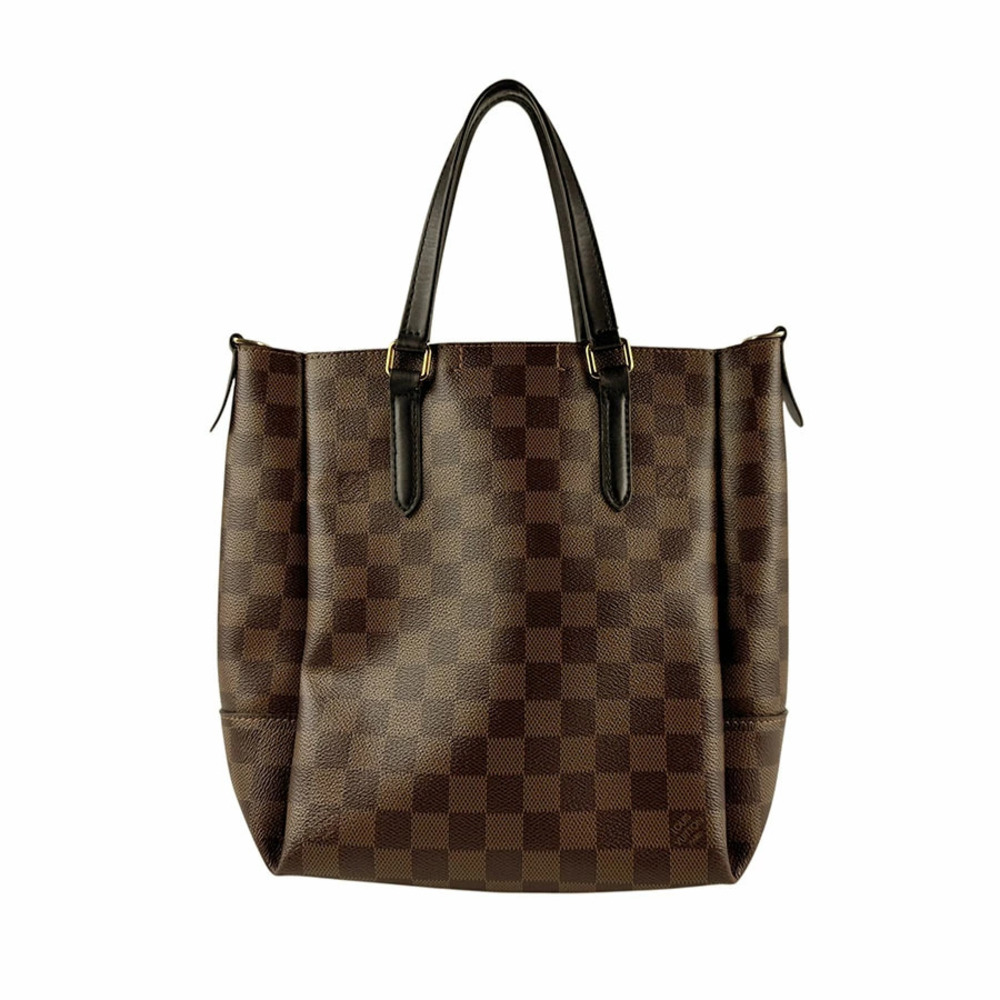 Louis Vuitton Shoulder Bag Handbag Damier Belmont NV Canvas Ebene